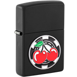 Zippo Cherry Casino Chip Emblem 48905