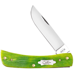 Case Lime Green Bone Sod Buster Jr 61044 - Engravable