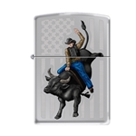 Zippo Cowboy Riding Bull 41549