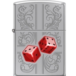 Zippo Dazzling Red Dice 13503