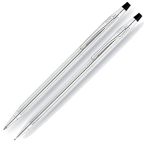 Cross Classic Century Lustrous Chrome Pen & Pencil Set